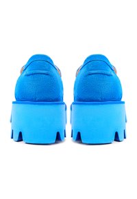 Cesare Gaspari PLATFORM LOAFERS  - Belebújós cipők - blue