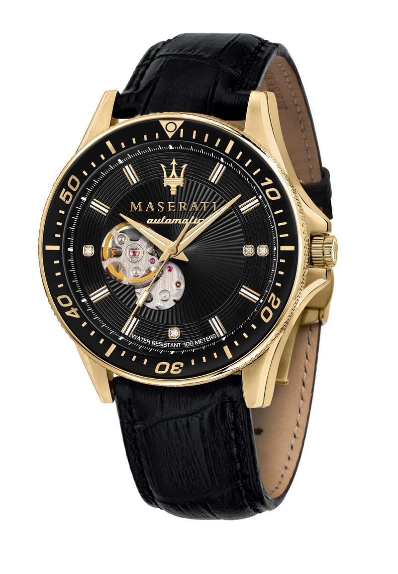 Maserati Watch - gold/schwarz/black - Zalando