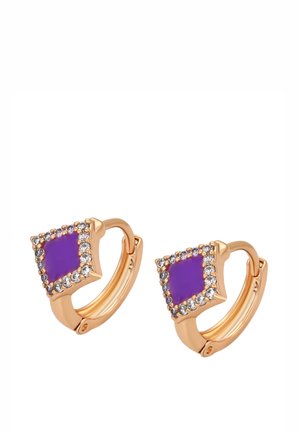 Cercei - rose gold-coloured/violet