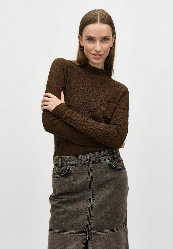 MAGEN-M - Bluse - chocolate martini