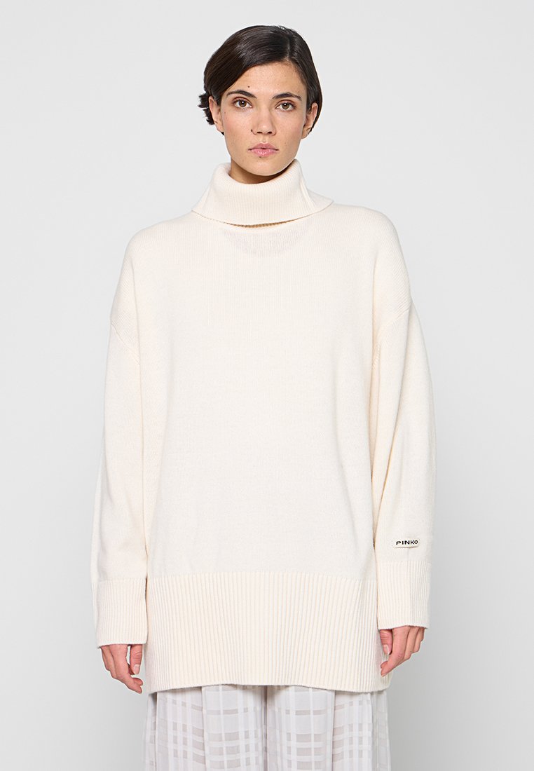 pinko Gebreide jurk wit