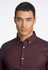 Lindbergh OXFORD SUPERFLEX  L/S - Overhemd - deep red mix