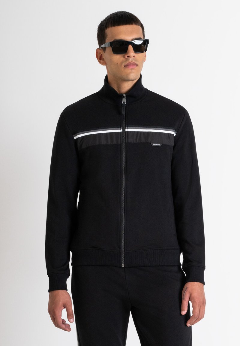 Antony Morato REGULAR FIT - Felpa con zip - black