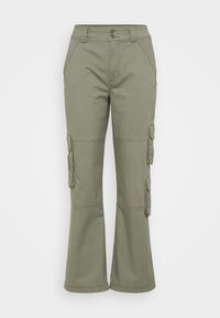 CLASSIC RELAXED STRETCH - Cargo trousers - mulled basil