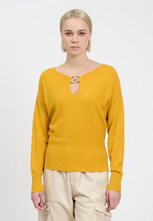 BEJEWELED CUT OUT - Pullover - amber
