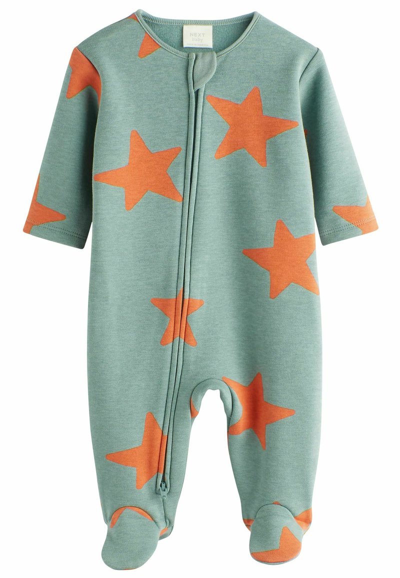 Grenouillère Bébé 100% Coton Manches Longues - 3 Pièces | Pieds Fermés, Moufles Rabattables, Fermeture éclair Facile