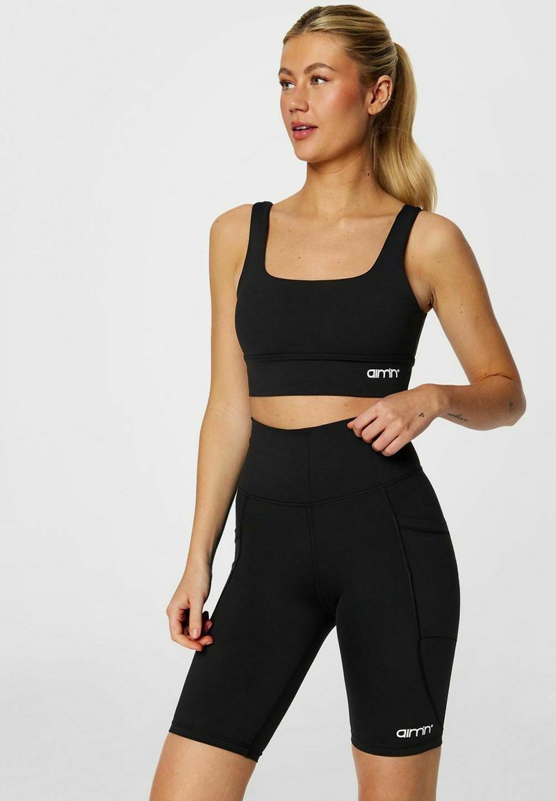 aim’n® Double Pocket Biker Short - Tamprės - black