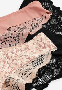 Next BRAZILIAN THREE PACK - Slip - neutral print rose pink black