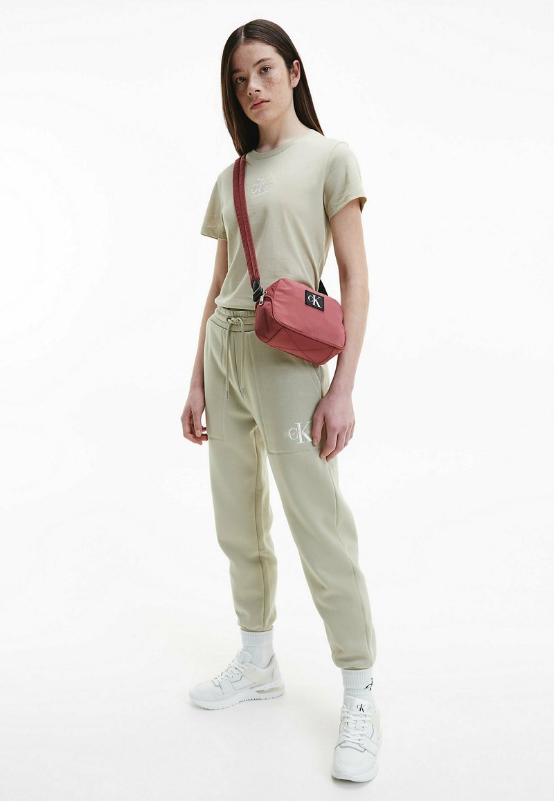 Damen T-Shirts | Calvin Klein Jeans SLIM LOGO T-Shirt print wheat fields/beige - RL52060 Damen T-Shirts | Calvin Klein Jeans SLIM LOGO T-Shirt print wheat fields/beige - RL52060