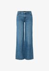 Wide fit PCSELMA LW - Džínsy baggy - medium blue denim