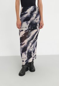 Even&Odd Uska suknja - black/grey