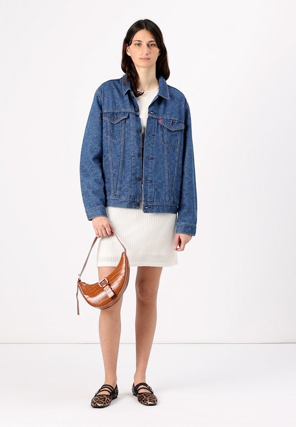 Mid Rise Crochet-Style Mini Skirt - Mini skirt - jet stream3