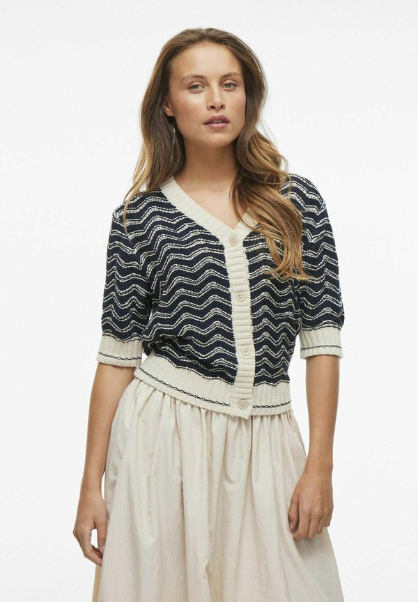 KURZARM - Strickjacke - birch