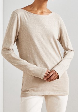 Top s dlouhým rukávem - beige