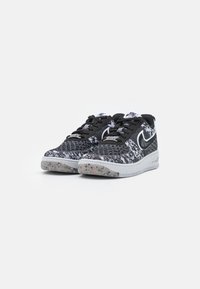 Nike Sportswear AF1 CRATER FLYKNIT NN BG UNISEX - Sneakers - black/white/pure platinum/wolf grey