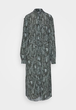 Expresso LONG DRESS WITH BALLOON SLEEVES AND BELT - Rochie tip cămașă - laurier