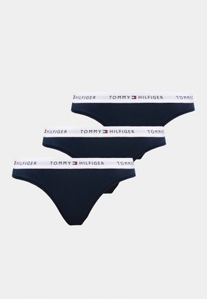 PACKS THONG 3 PACK - Stringtruse - navy