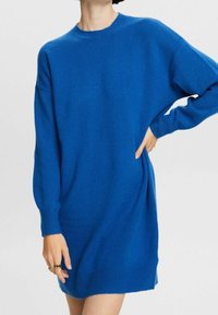 Esprit Stickad klänning - blue