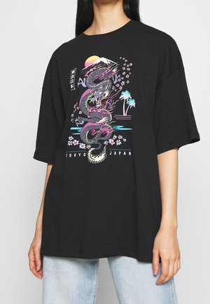T-shirt print - black