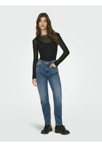 ONLY ONLTILDE  DOUBLE BOX  - Top s dlouhým rukávem - black