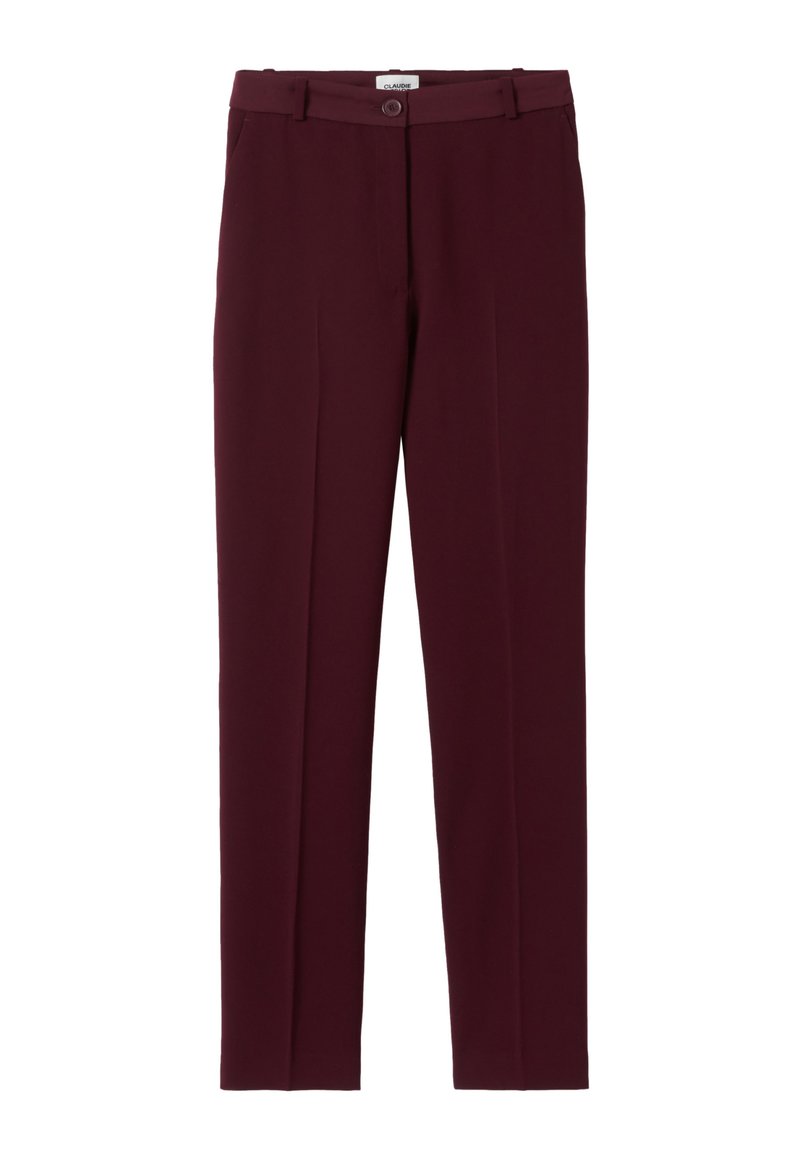 CLAUDIE PIERLOT Broek bordeauxrood CLAUDIE PIERLOT Broek bordeauxrood