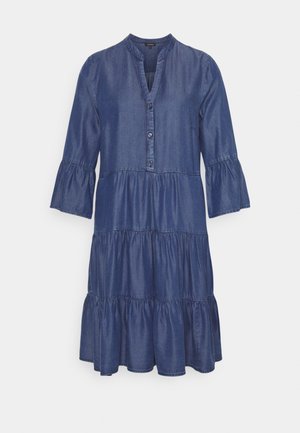 DRESS SHORT - Denimové šaty - mid blue denim