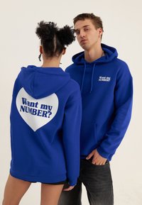 YOURTURN - UNISEX - Džemperis su gobtuvu - blue Miniatiūros vaizdas 1