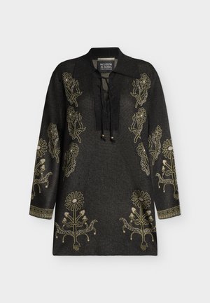 Scotch & Soda, JACQUARD TUNIC - Pullover - meteorite