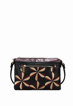 CON BORDADO - Bandolera - black