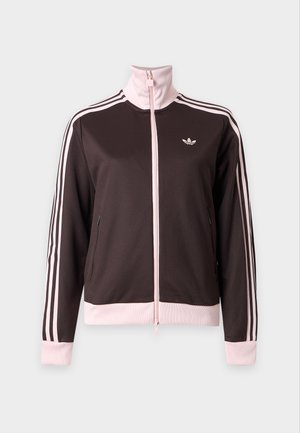 adidas Originals, CLASSIC - Φούτερ με φερμουάρ - aurora coffee/sandy pink
