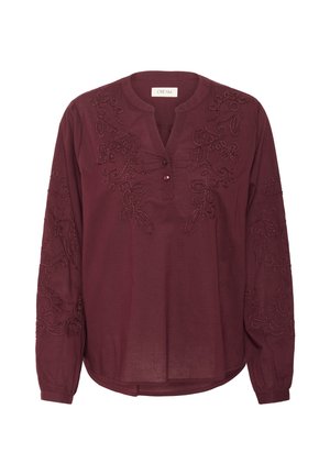 Cream, CRVIA EMBROIDERY - Blouse - zinfandel