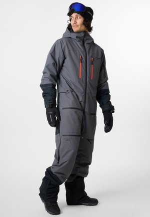 Swedemount FREERIDE SKISUIT - Snowsuit - charcoal orange