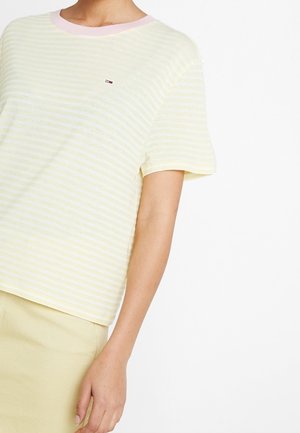 T-shirt imprimé - light yellow