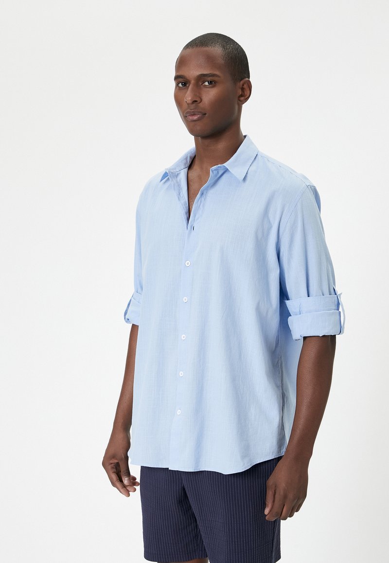 Koton CLASSIC - Camisa - blue