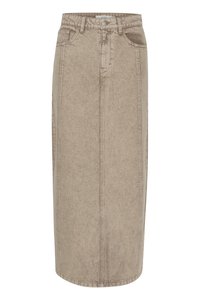 KIRA SKIRT - Denim skirt - light brown washed