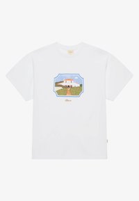 DOMAINE TEE - Nyomott mintás póló - white