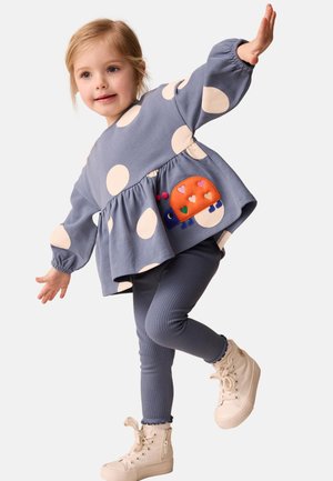 Next, REGULAR FIT - PEPLUM TOP AND LEGGINGS SET - Legging (type pantalon) - navy ladybird
