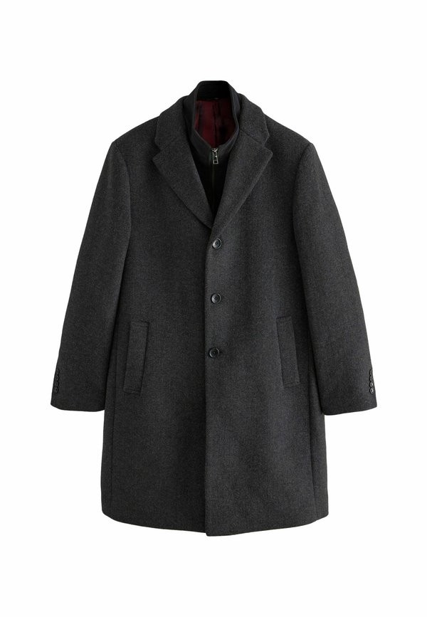 REGULAR FIT - SIGNATURE SOFT TOUCH RICH ITALIAN FUNNEL NECK  - Kurzmantel