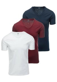 Unausgewählt, bordeaux - navy - white