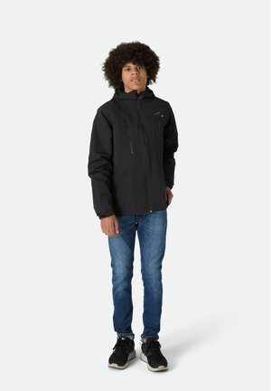 Isbjörn of Sweden, ISBJÖRN MONSUNE SKALJACKA UNISEX - Softshell jakker - black