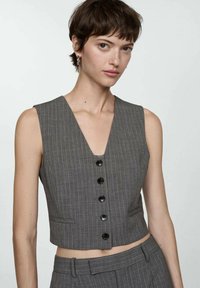 Mango Strukirani kaput - grey