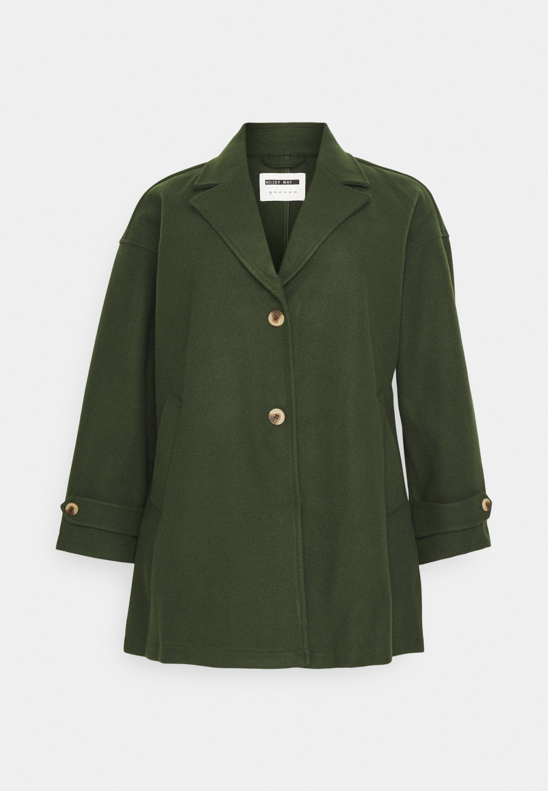 Noisy May NMALICIA OVERSIZE - Short coat - kombu green/dark