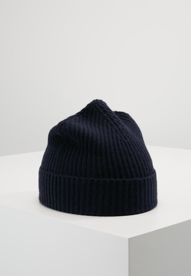 CASHMERE BEANIE - Huer - navy