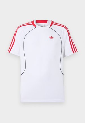 adidas Originals, TEAMGEIST TEE - T-shirt basique - white/pure ruby