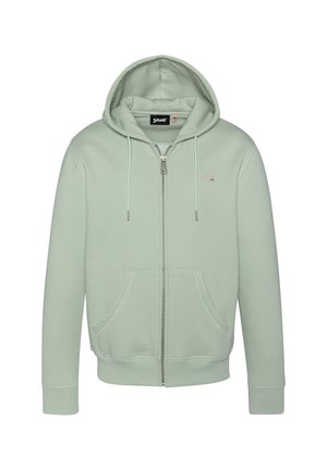 Schott Felpa con zip - sage pastel