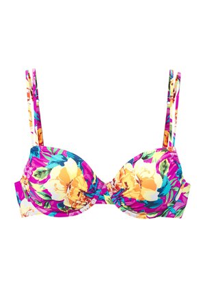 LASCANA, Bikini top - pink bedruckt
