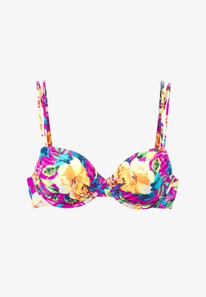 LASCANA, Bikini top - pink bedruckt