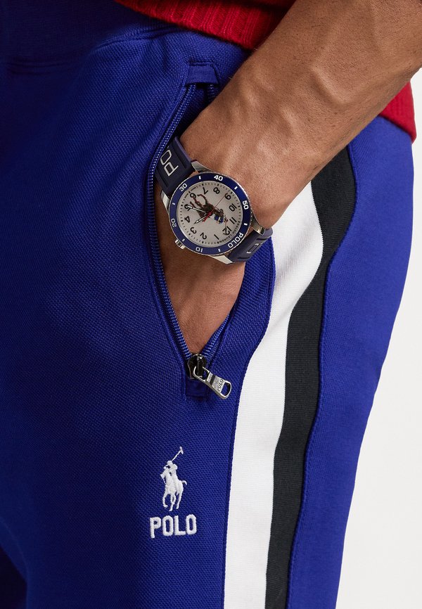 DOUBLE-KNIT TRACK PANT - Tracksuit bottoms - heritage royal multi3