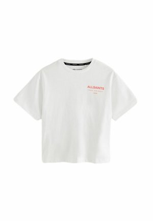 REGULAR FIT - CREW  - T-shirt med print - white red