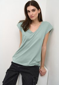 Kaffe KALISE - T-shirt basique - granite green
